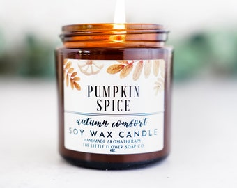 Stocking Stuffers for Women - Pumpkin Spice Candle, Fall Decorations for Home |  Fall home decor | Fall room decor | Fall Bedroom Decor