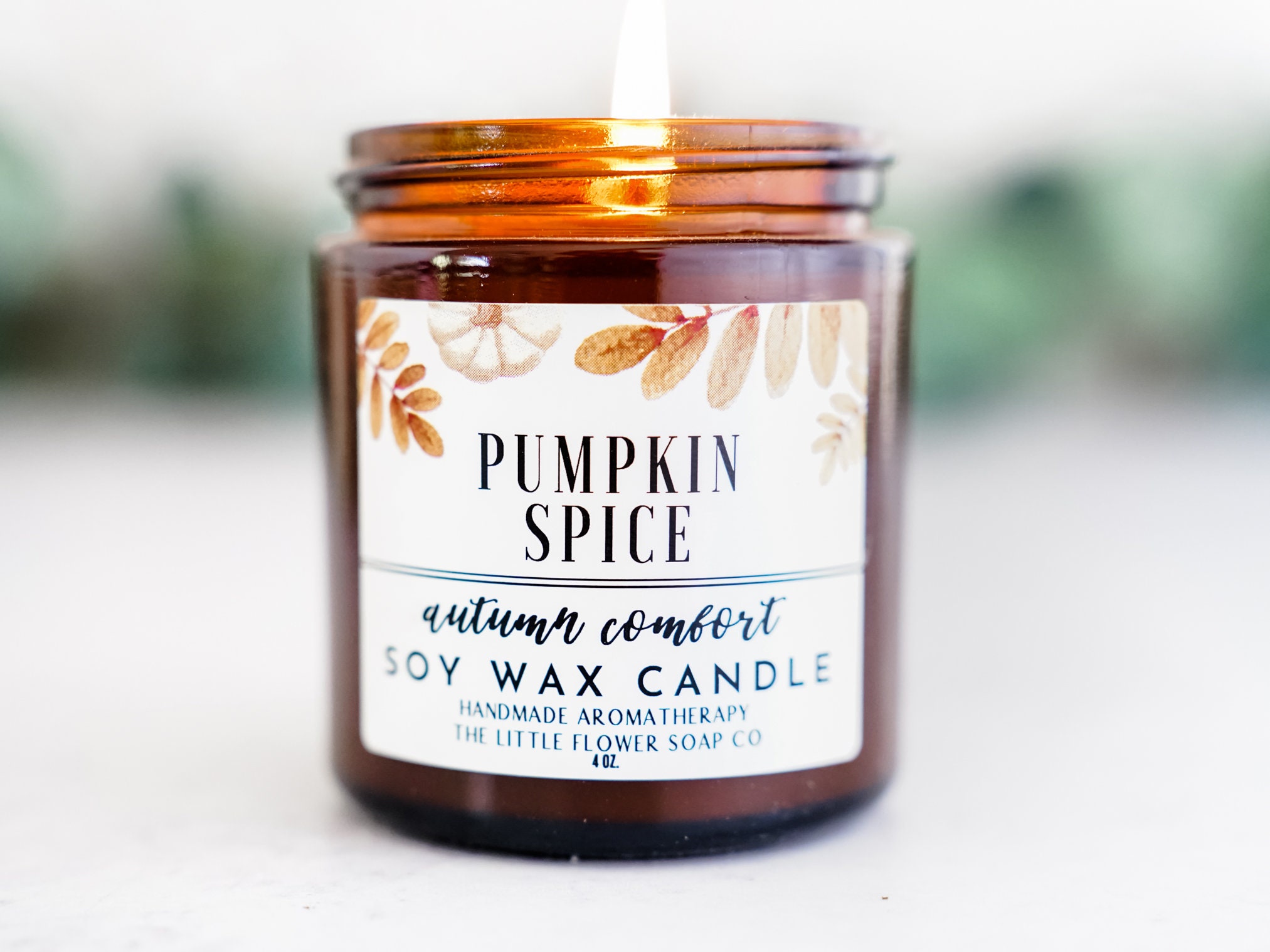 Stocking Stuffers For Women - Pumpkin Spice Candle, Fall Decorations Home | Home Decor Room Bedroom Decor