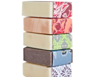 Home Gift Handmade Soap 5 bar set, Handmade soap, natural soap, Birthday Gift idea lavender soap, for mom, for women for her personalized