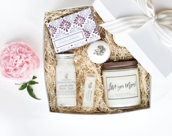 Unique Gift for mom Personalized self care gifts for mother Spa Relaxation Basket for women