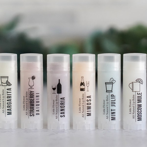 Funny Cocktail Lip Balm for Adult, Fun Stocking stuffers for women, unique gifts for her small Christmas ideas under 5 best friend gifts