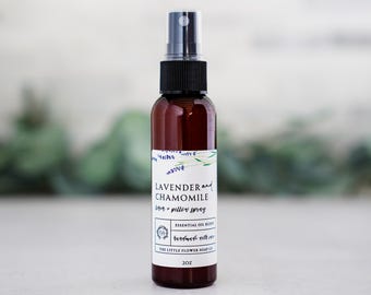 Lavender Chamomile Pillow Mist - Essential Oil Linen Spray
