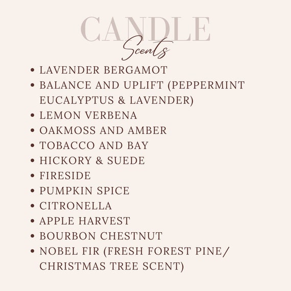 Set of 3 Candles of Your Choice