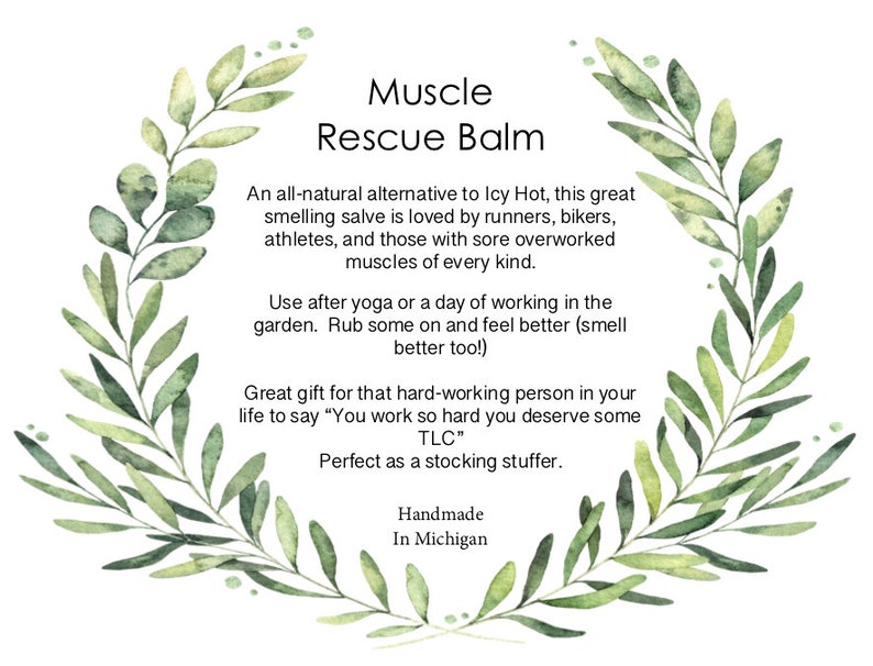 Muscle Rescue Balm Christmas Stocking Stuffer ideas Men Adult teen boy athlete runner gifts women husband image 5