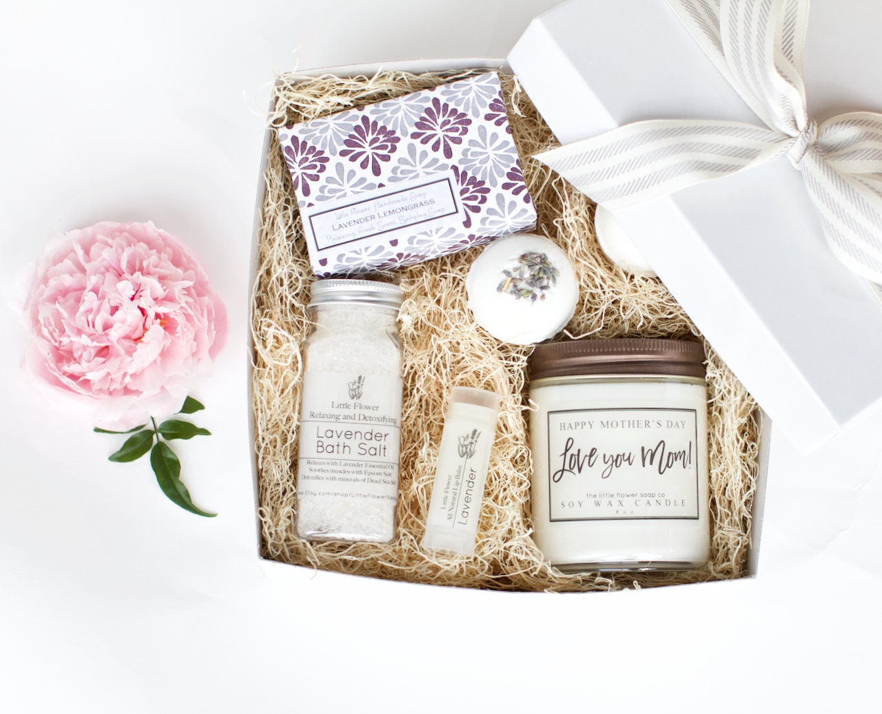 Mothers Day Gifts for Mom, Happy Birthday Gift Box, Spa Gift Set for Mom,  Mother in Law Gift, Gift Ideas for Her, Best Mom Gifts MDGB002 
