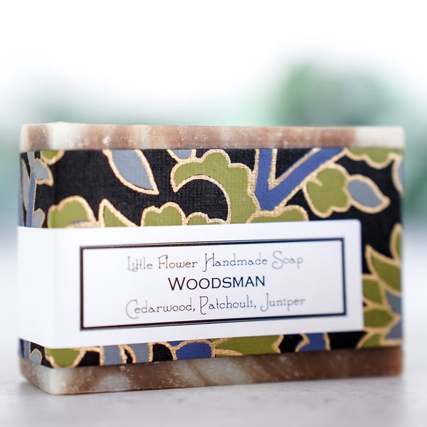 Bar Soap, Woodsman Soap, Groomsman gift, fathers day gift, boyfriend gift, gifts for men, anniversary gift, gifts for boyfriend, dad gift