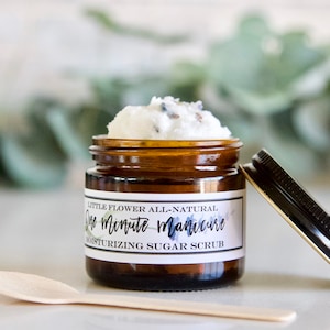 Lavender Bergamot Sugar Scrub - Exfoliating Sugar Scrub, Handmade Sugar Scrub, All Natural Scrub, Sugar Scrub Gift, Exfoliating Scrub