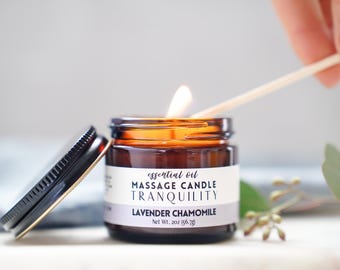 Tranquility Massage Candle - Lavender Chamomile
