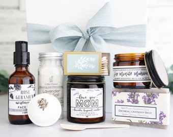 Gift box for Mom - Mothers Day Gift from Daughter or son, first mothers day gift from baby self care pampering gift basket for new moms kids