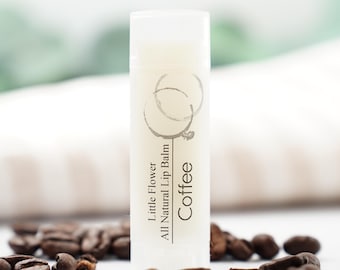 Bálsamo labial de café: regalo para amantes del café, bálsamo labial natural, cuidado labial hecho a mano, bálsamo labial con sabor, regalo para maestros.