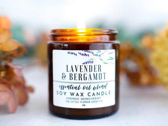 Blueberry Pie | Handmade & Hand-Poured Aromatherapy Candle | 100% Soy Wax |  Toxin Free + Pet Safe | All-Natural + Long Lasting | 14oz