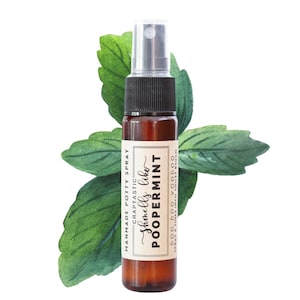 Funny Stocking Stuffer - Pre-Poop Toilet Spray 1 Fl Oz - Peppermint Scent - Gag Gift Ideas For Adult Men And Women – Travel Size Essentials