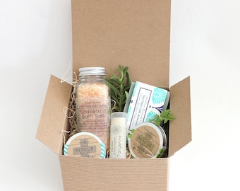 Spa Day Box Handmade for her - Mom Gifts Christmas, Christmas Gifts for women, womens presents for wife unique ideas for teachers package