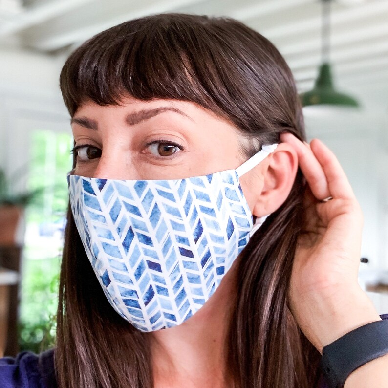 Cute Face Mask Adjustable Face Mask Designer Face Mask Etsy