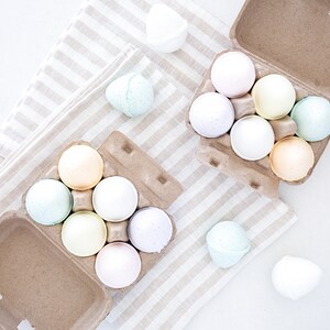 Easter eggs - Easter basket fillers Essential Oil Bath Bombs in Egg Carton, Bath Bomb Gift Box, Gifts for her, gifts for mom birthday