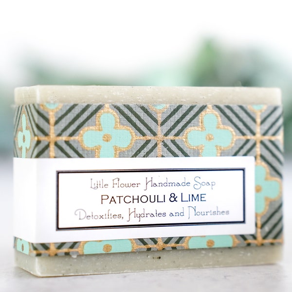 Patchouli Soap - Natural Soap - Handmade Soap - Homemade Soap - Bar Soaps - Hippie Soap - All Natural soap - boho soap - Cambrian Clay Soap