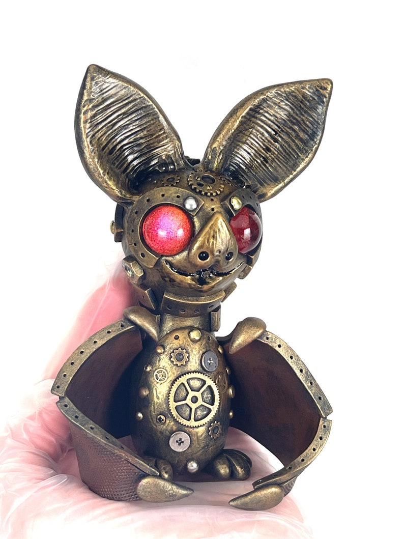 MADE TO ORDER Custom Steampunk Bat Sculpture Handmade Unique - Etsy