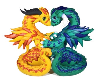 Made to order Dragon Wedding Cake Topper