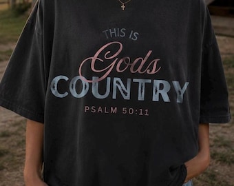 クリスチャン PNG シャツ デザイン バンドル、This is Gods Country シャツ PNG、カントリー フェイス シャツ デザイン、クリスチャン グラフィック T シャツ PNG、昇華プリント