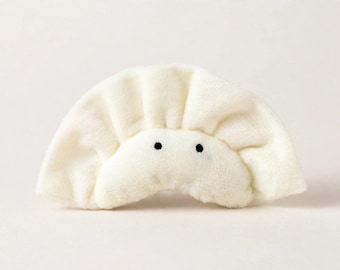 Llavero de peluche de Mufu Dumpling, dije de bolso Kawaii Gyoza, colgante de peluche de comida
