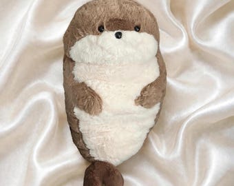 Almohada de peluche de foca adorable Kawaii, peluche de foca regordeta, suave, juguete marino, cojín de 70 cm, peluche blandito, regalo para la decoración de la habitación de los niños.