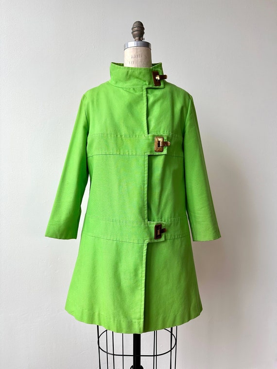 1960s Neon Green Mod Clasp Jacket | Medium - image 1