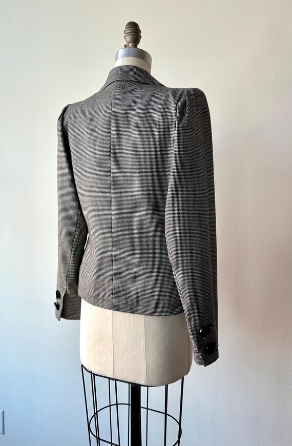 Vintage YSL Rive Gauche Houndstooth Blazer | Size… - image 4