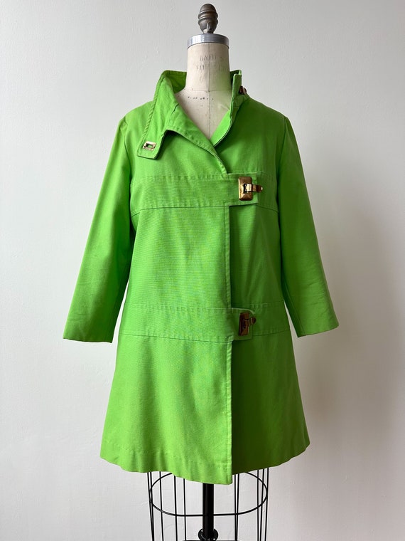 1960s Neon Green Mod Clasp Jacket | Medium - image 4