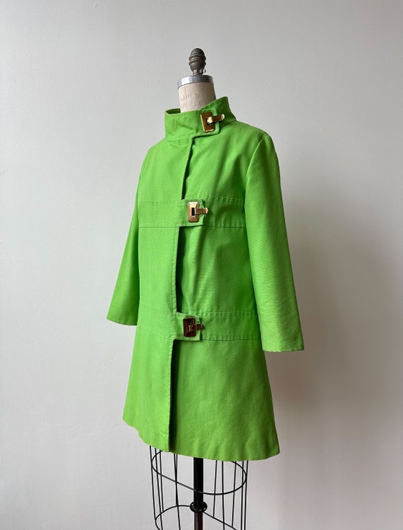 1960s Neon Green Mod Clasp Jacket | Medium - image 3