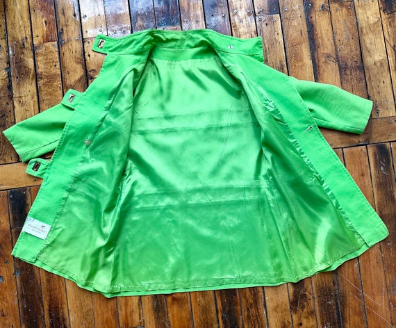 1960s Neon Green Mod Clasp Jacket | Medium - image 9