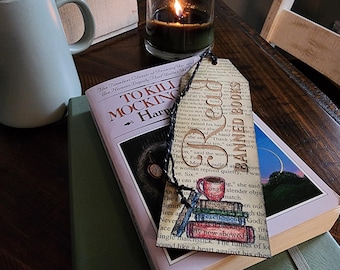 Handmade Bookmark: Read Banned Books!