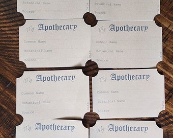 Home Apothecary Labels