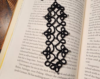 Black Lace Bookmark | Gifts for Readers