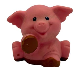 Fisher-Price Little People Toy Unisex OS Roze boerderijdier varken Muddy Hooves 2007