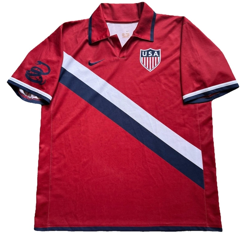 Nike USA US Soccer USMNT 2006 Third Jersey Limited dtom Don't Tread On Me xl/xxl image 1