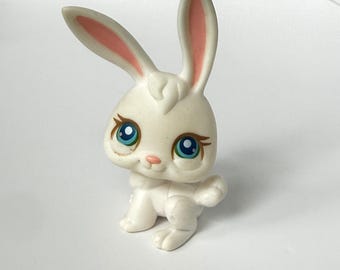 リトルペットショップ LPS #3 ホワイトラビット ユニセックス 小型 ホワイト ブルーアイ バニー LPS G1 おもちゃ