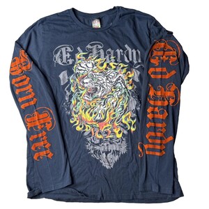 Ed Hardy Long Sleeve Shirt - Etsy