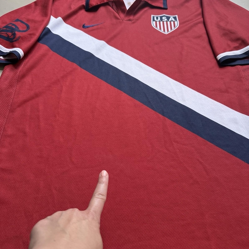 Nike USA US Soccer USMNT 2006 Third Jersey Limited dtom Don't Tread On Me xl/xxl image 2