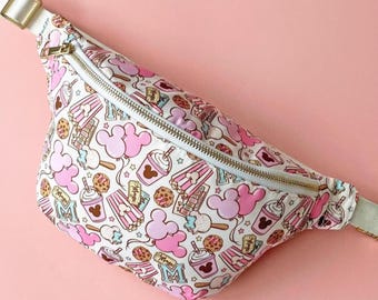 Magic Park Snacks Bum Bag | Character Fanny Pack | Theme Park Sling Crossbody
