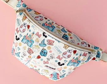 Magic Parks Bum Bag | Character Fanny Pack | Theme Park Sling Crossbody Bag