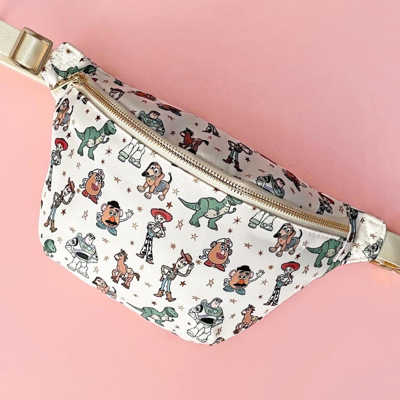 Toy Story Bumbag | Character Fanny Pack | Woody Theme Park Sling Crossbody Bag image 1