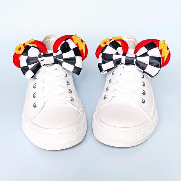 Mouse Ears For Trainers | Vacation Shoe Charms | Sneaker Accessories | Cars Inspired Bows
