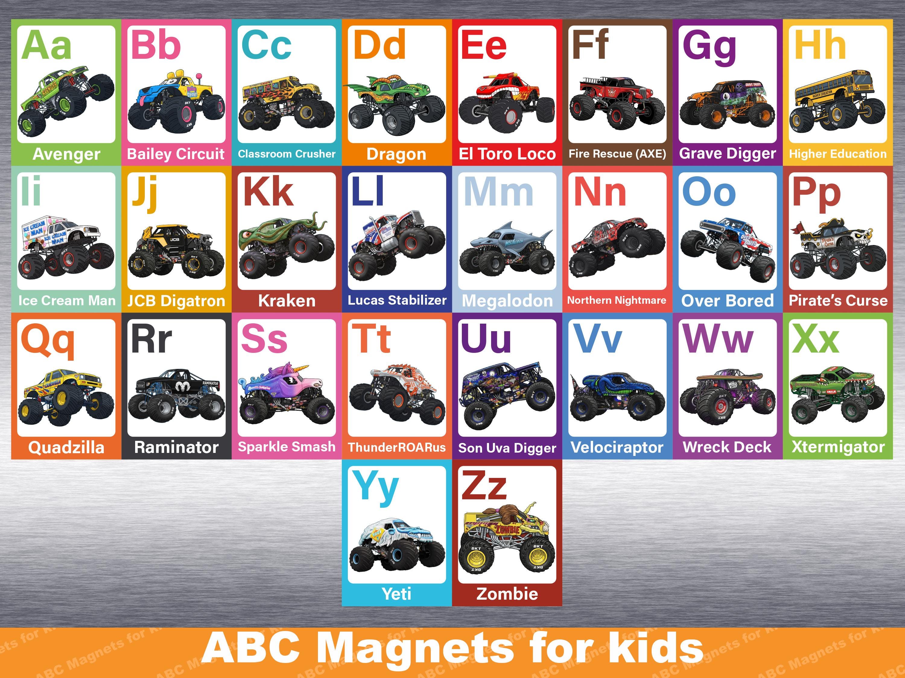 ABC Magnets for Kids | Colorful Magnetic Letters | Fun Alphabet ...