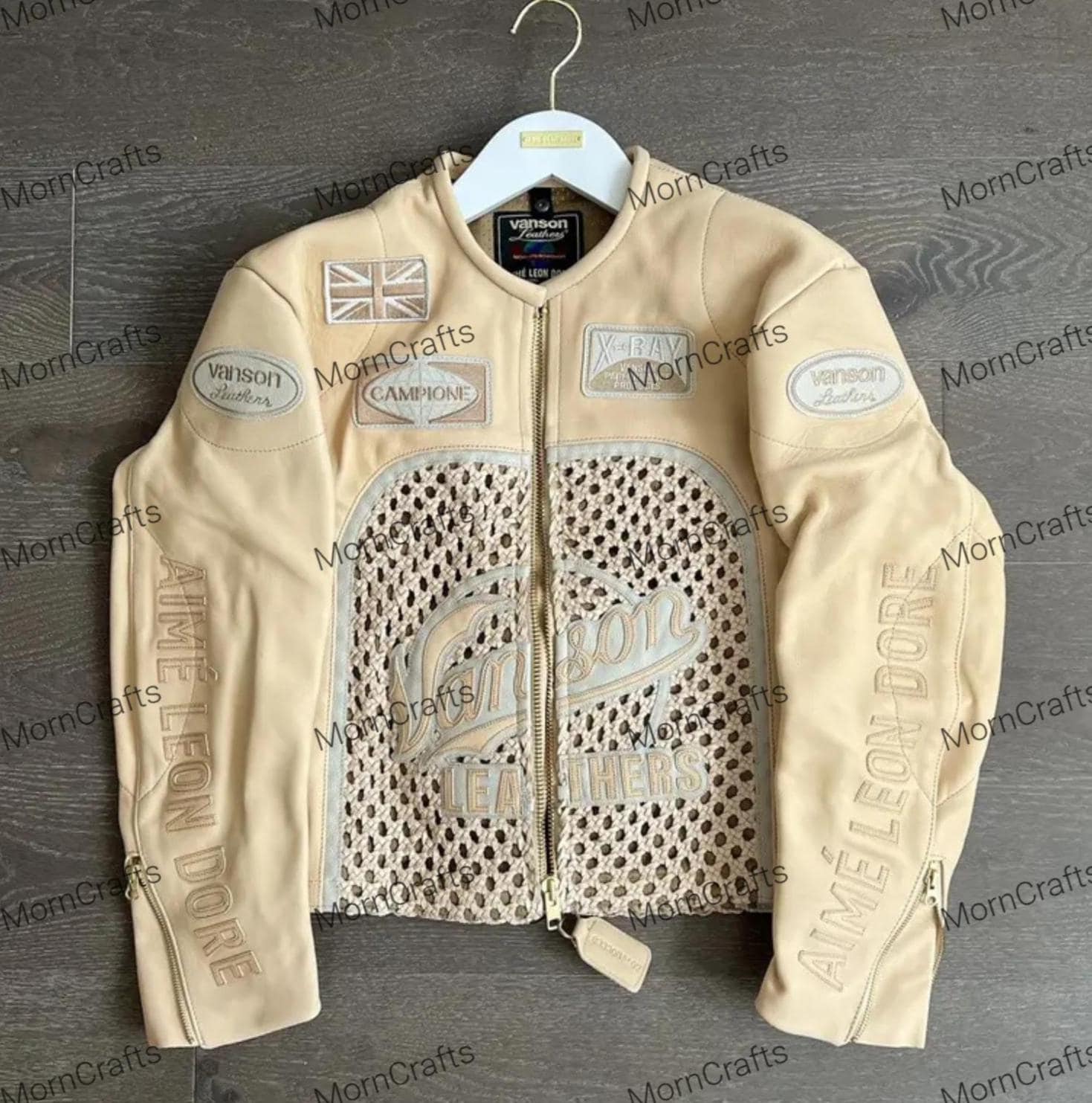 Aime Leon Dore Caferacer レザージャケット Aime Leon Dore Caferacer