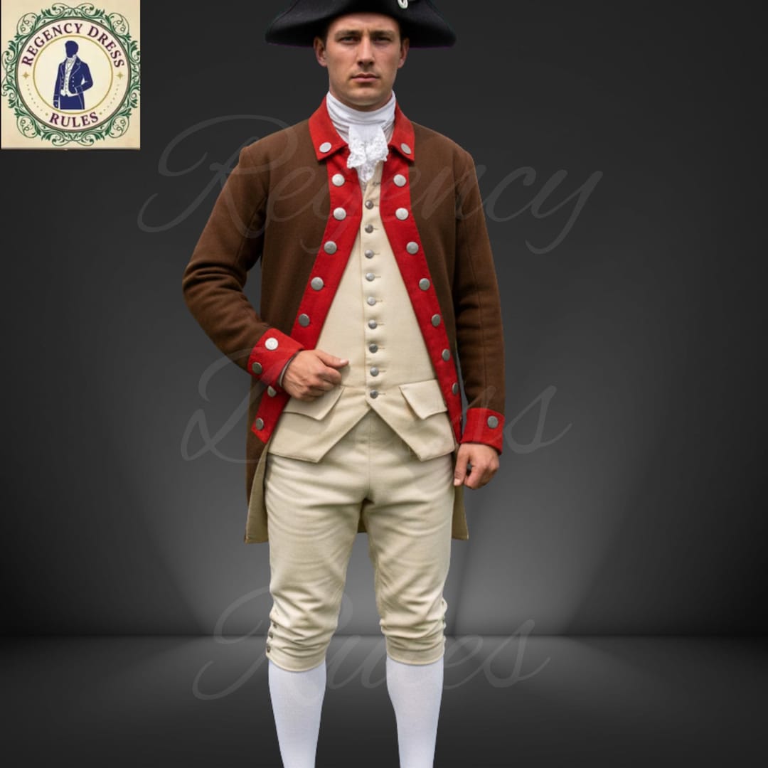 Colonial Gentleman Wool Outfit | 18th Century Reenactment Costume - Etsy