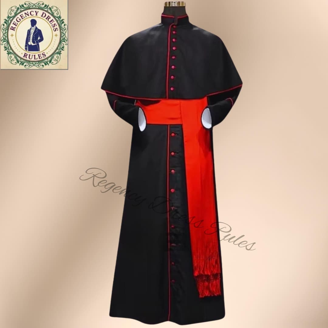 Handmade Black Clergy Cassock: Custom Priest, Bishop, & Monastic Robe ...