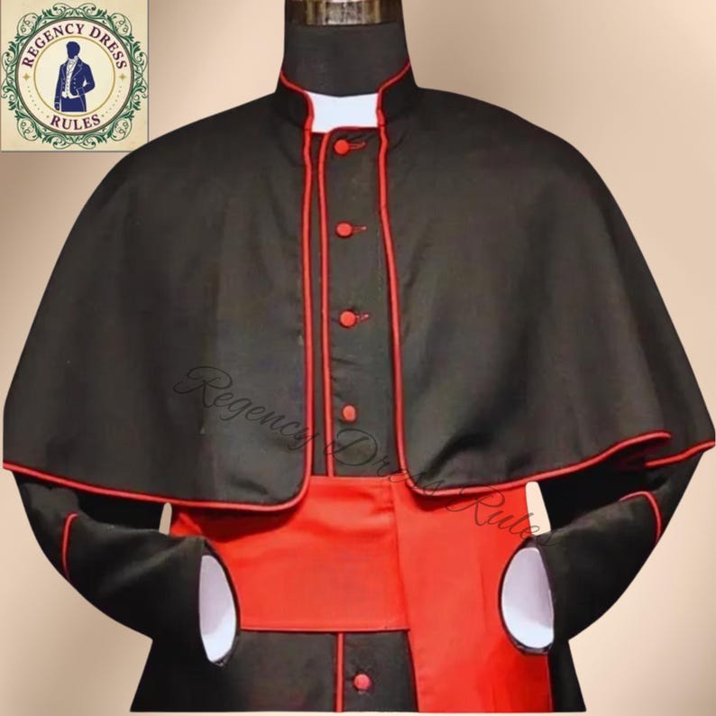 Handmade Black Clergy Cassock: Custom Priest, Bishop, & Monastic Robe ...