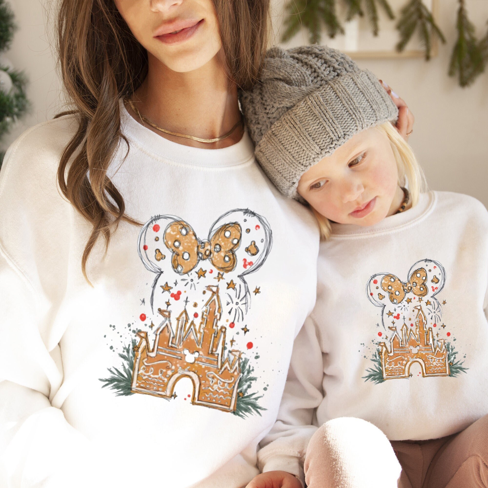 Discover Sudadera Mickey Mouse Navidad Ratón Felices Fiestas Navidad Divertido Lindo Kawaii Unisex