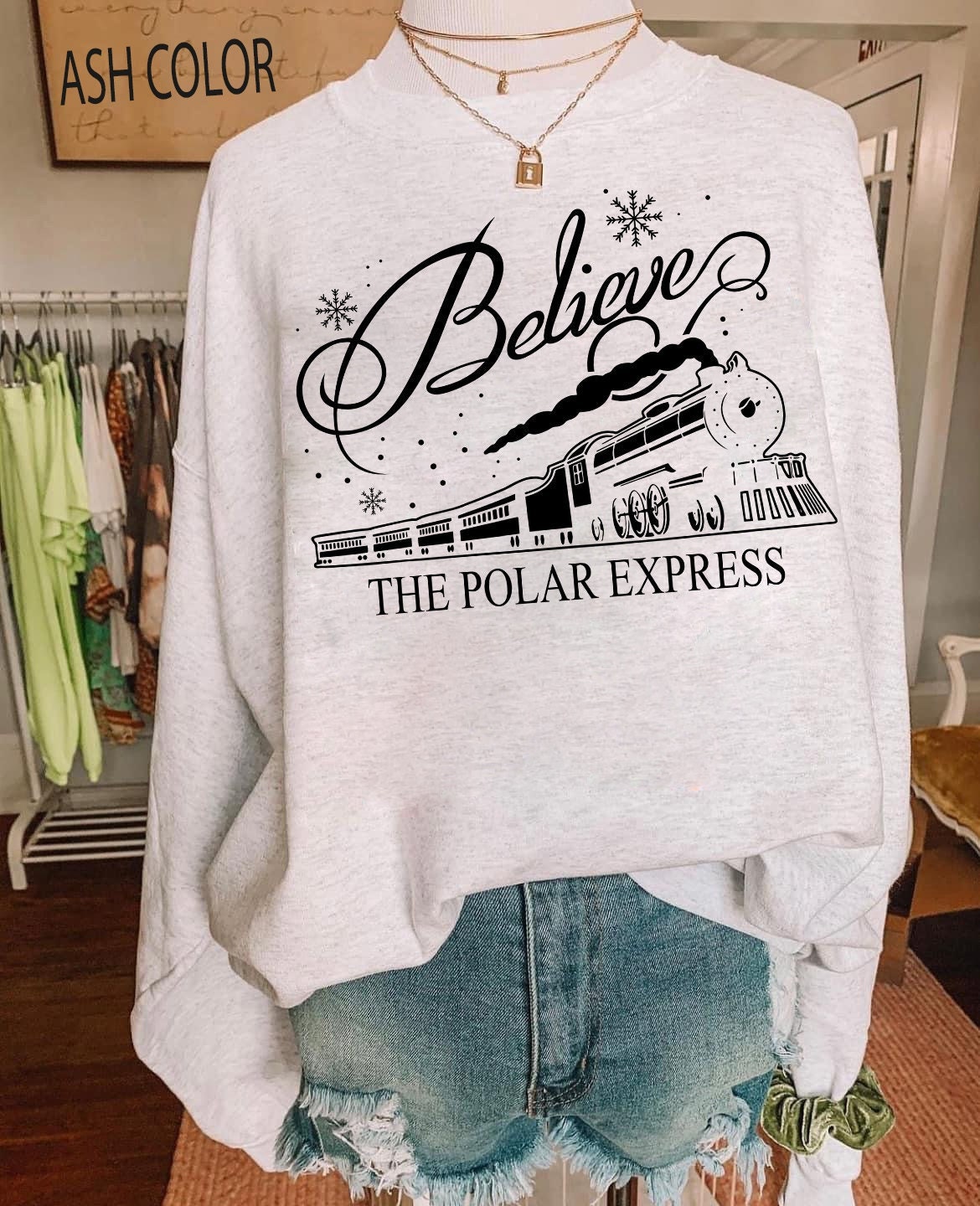 Discover Believe Polar Express Christmas Merch, Christmas Express Sweatshirt