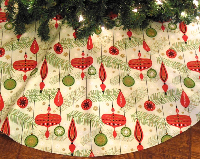 Mid Century Modern Tree Skirt 